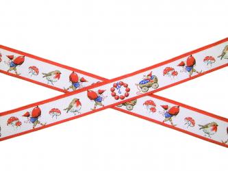 1 m Webband "Wichtelkinder" 16 mm br. 
