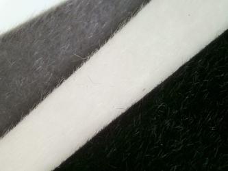 1 m Webpelzbesatz "Seehund" ca. 50 mm Kurzhaar Polyester 