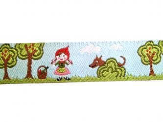 1m Webband "Frl.Roth" 15 mm Design luzia pimpinella, 