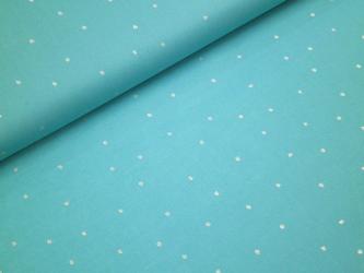 0,1 m Baumwoll-Voile "Libellensommer-Tupfen" kbA 160 cm br. GOTS Bio-Baumwolle 