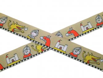 1 m Webband "Rittersleut'" 15 mm Design Susalabim 