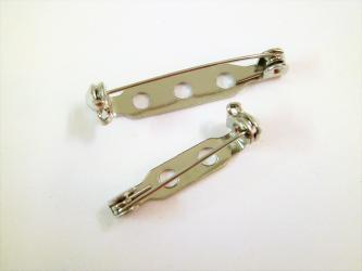 Broschennadel mit Steg und Sicherheitsverschlulss 