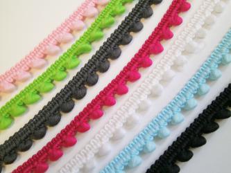 1 m Mini-Bommelborte 