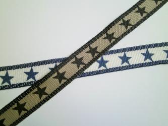 1 m bedrucktes Band " Stern" 10 mm 