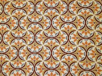 0,1 m Baumwoll-Druckstoff  "Herbsttag - Blumen" ca. 112 cm br. 