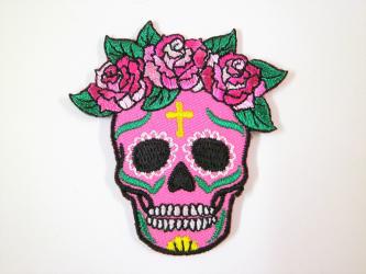Applikation "Sugar Skull II" 55x50 mm 