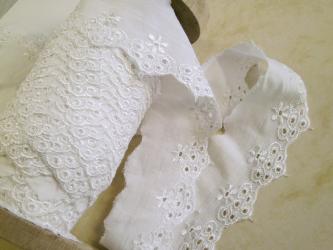 1 m Baumwollspitze 50 mm br. 