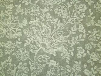 0,1 m Leinendruck "Blumen" ca.145 cm br. 