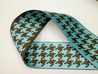 1 m Webband "Hahnentritt" 38 mm br. 