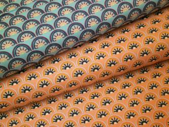 0,1 m Baumwoll-Druckstoff  "Sahara - Sunrise" ca. 112 cm br. 