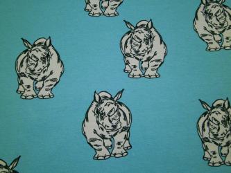 0,1 m Single-Jersey  "Nashorn" 160 cm br. Bio-Baumwolle 