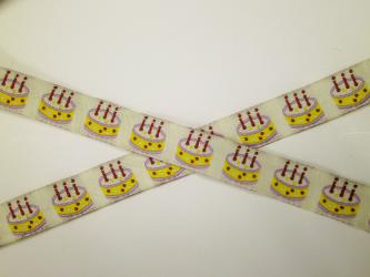 1 m Webband "Torte " 10 mm br. 