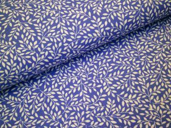 0,1 m Druckstoff "Delft" Blumenranke" 150 cm br. 