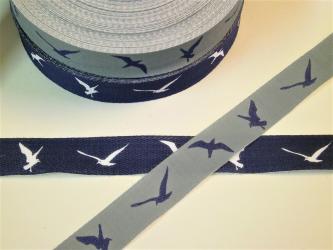 1 m Köperband "Möve" 20 mm Br. 