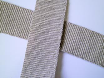 1 m Woll-Gurtband "Gold" 27 mm Br. 