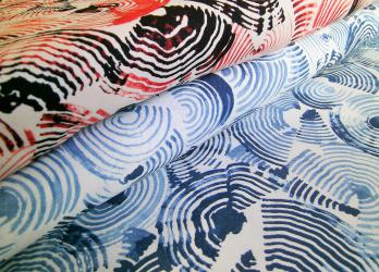 0,1 m Baumwoll-Druckstoff  "Indochine"  115 cm br. 