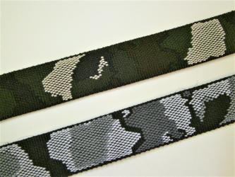 1 m gewebtes Gurtband "Camouflage" 20 mm br. 