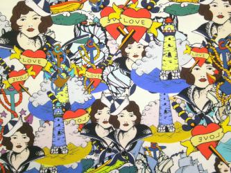 0,1 m Single-Jerseystoff "Seawoman" 165 cm br. kbA GOTS 