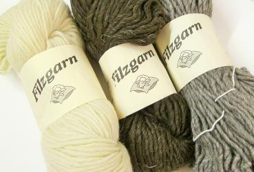 1 Knäuel Filz-Garn 100g / 100m Lauflänge 