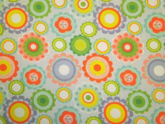 0,1 m Druckstoff  "Treehugger - Blumen" ca. 114 cm br. 