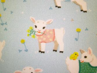 0,1 m Druckstoff  "This Farm - Zicklein" ca. 114 cm br. 