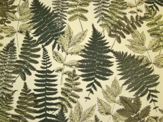 0,1 m Druckstoff  "Blätter und Farn" ca. 114 cm br.  Art Gallery 