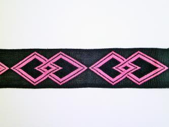 1 m Jacquardwebband "Raute XL" 42 mm 