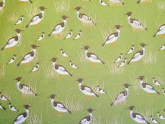 0,1 m Baumwoll Druckstoff  "Dublin" Entenfamile 150 cm br. 
