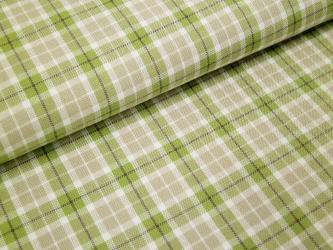 0,1 m Webstoff "Linz"  Karo  150 cm br. 