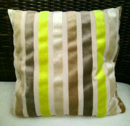 Velour-Dekokissen inkl. Füllung ca. 40x40 cm 