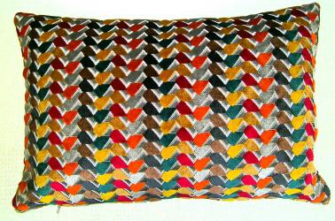 Velour-Dekokissen inkl. Füllung ca. 30x50 cm 