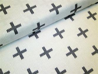 0,1 m Druckstoff  "I love wool-Falsche Masche" ca. 114 cm br.  Art Gallery 