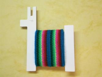 2 m Inka-Webband "Lama Grande Miren" 25 mm Breite 