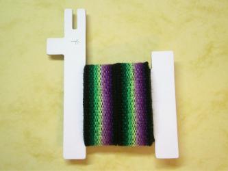 2 m Inka-Webband "Lama Grande Valeria" 25 mm Breite 