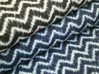 0,1 m Japan-Druckstoff  "Batik - Zickzack"  108 cm br. 