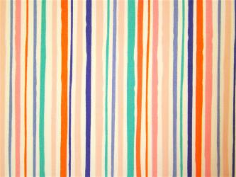 0,1 m Druckstoff  "Flowerette - Streifen" ca. 114 cm br. 