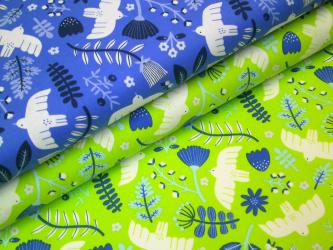 0,1 m Druckstoff  "Marbella - Taube" ca. 110 cm br. 