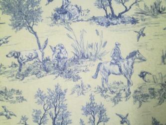 0,1 m Digital-Druckstoff  "Versailles - Landschaft" kbA 150 cm br. 