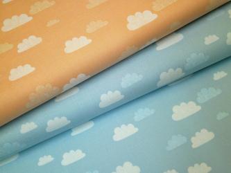 0,1 m Baumwoll-Druckstoff  "Summer Skies - Wolken" ca. 112 cm br. 
