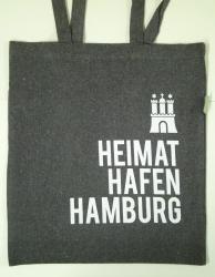 Baumwollbeutel  "Hamburg"  recycelte Baumwolle ca.38x42 cm 