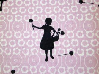 0,1 m Druckstoff "Weimar - Scherenschnitt" rosa 150 cm br. 