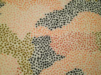 0,1 m Organic Cotton Druckstoff "Enchanted - Hügel"  110 cm br. 