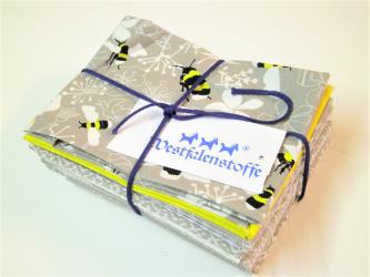 Stoffpaket "Kyoto - Hummel" 12tlg. 48x48 cm Baumwollstoffe Westfalen 