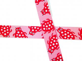 1 m Webband "Candy Bugs" 15 mm Design Jolijou.de 