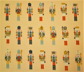 0,1 m Druckstoff  "Cosy and Magical - Nussknacker" ca. 114 cm br.  Art Gallery 