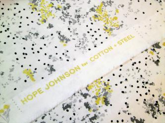 0,1 m Baumwoll-Druckstoff  "Goldstaub" ca. 112 cm br. 