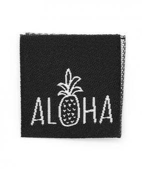 Web-Label "Aloha" ca. 50x25 mm 