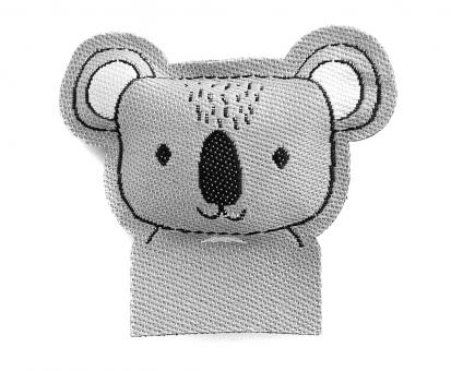 Web-Label 3D "Koala" ca. 37x40 mm 