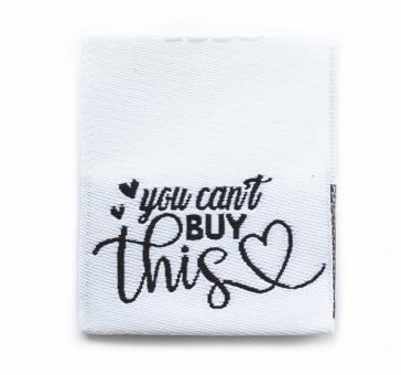 Web-Label "You can't buy this" ca. 70x30 mm 