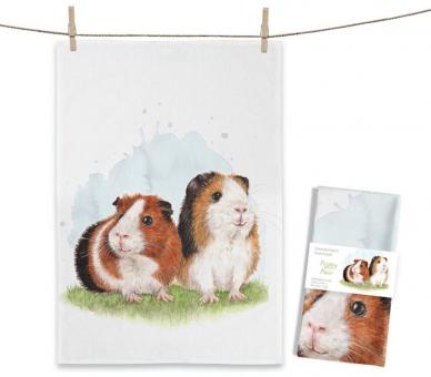 Baumwoll-Geschirrtuch "Piggy Pair" ca. 70x50cm 